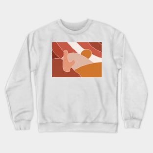 Colorful Boho Hills Crewneck Sweatshirt